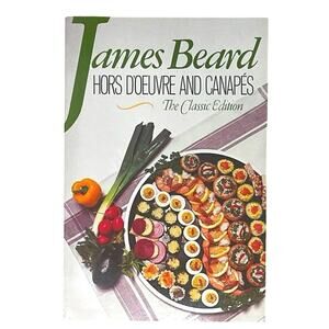 James Beard Hors D'oeuvre & Canapes Classic Edition Cookbook Recipe PB Free Ship